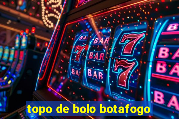 topo de bolo botafogo